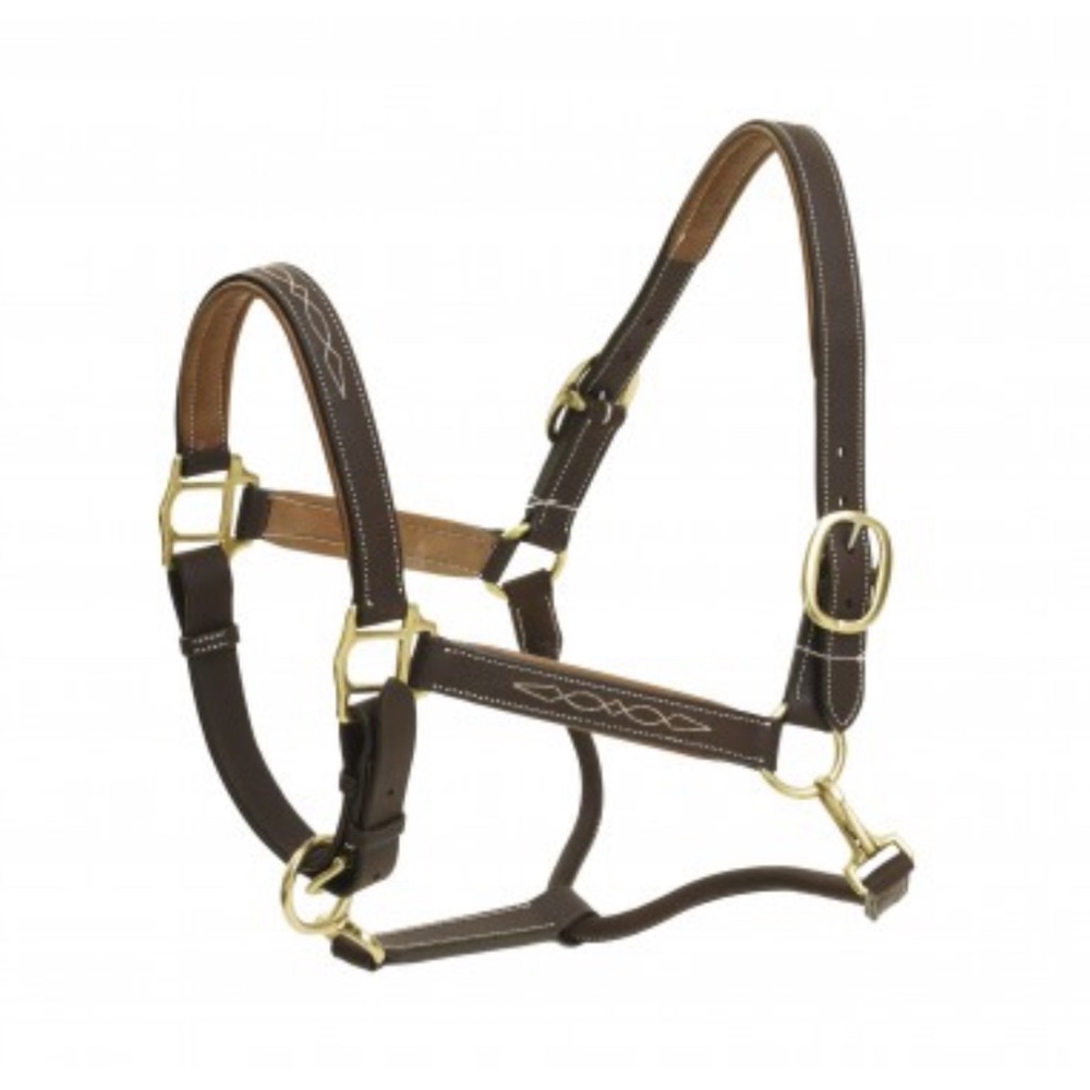 Ovation luxury leather halter HORSE size- choice of color - Picture 5 of 10